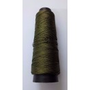 MILITARY GREEN - 175+ Yards Viscose Rayon Art Silk Thread Yarn - Embroidery Crochet Knitting Lace Trim Jewelry